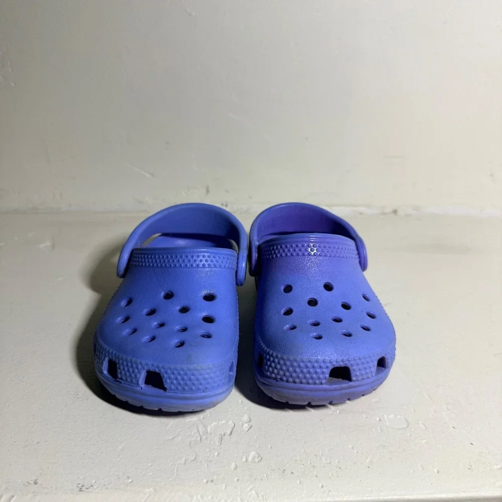 Crocs Clogs Classic Slip On Purple Kids Size C6